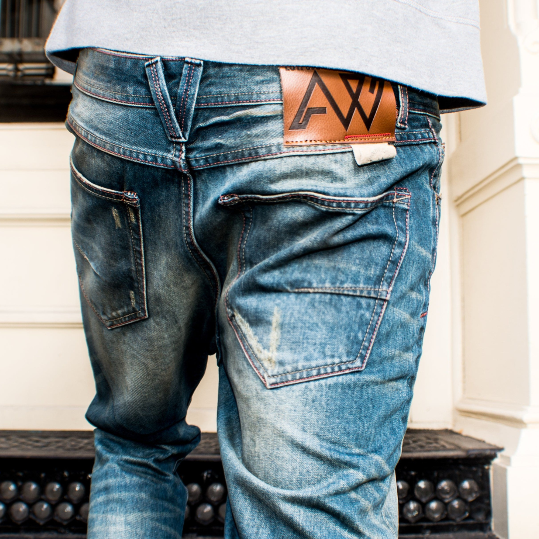 'Brad Antique' Athletic Selvedge Jeans